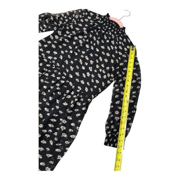 Madewell Mistlight Mock neck Dress In Seattle Floral Size S - Picture 10 of 13